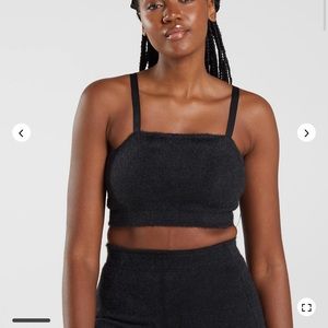 Whitney Simmons Gymshark Eyelash Knit Shorts & Bandeau Top SET